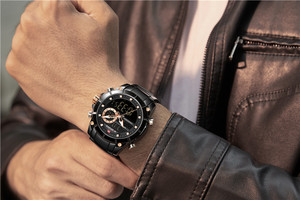 NAVIFORCE 9163 Orologi da Polso Sportivi di Lusso per Uomo, Orologio al Quarzo Luminoso, Cronografo Casual in Acciaio Inossidabile, Bracciale <span class=keywords><strong>Maschile</strong></span> - Product Image 6