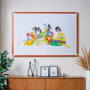 Handmade Chinese Folk Art Colored Striped <strong>Paper</strong> Cutting From Jiangxi ZM R-02 - Product Image 6