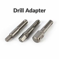 Adaptateur de conversion pour marteau électrique ANDUUK, queue SDS pour marteau perforateur, finition antirouille, pour foret électrique et visseuse à percussion