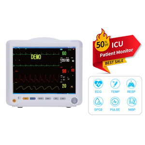 Monitor Veterinario Multiparamétrico Portátil de 12.1 Pulgadas de Alta Resolución para Cirugía Animal y UCI, Certificado CE Clase <span class=keywords><strong>II</strong></span>, 1 Año de Garantía - Product Image 4