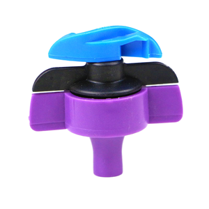 Rociador de plástico giratorio para jardín de agua, herramienta de riego de boquilla uniforme - Product Image 1