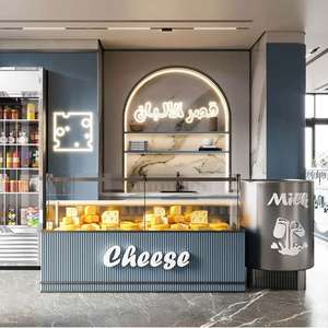 Diseño Interior de Lujo para Queserías, Muebles para Tiendas de Lácteos, Vitrinas Personalizadas, Estilo Crema, Tienda Minorista de Alimentos Especiales - Product Image 1