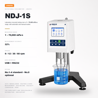 Viscosimètre Rotatif Numérique NDJ-1S à 4 Vitesses, Rotor 1-4, Instrument de Mesure de la Viscosité des Liquides en Laboratoire