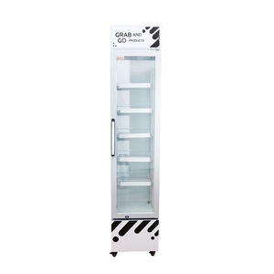 Écologique — glacière à <span class=keywords><strong>porte</strong></span> en verre, présentoir pour vitrine, frigo à ligne fine, Promotion - Product Image 4