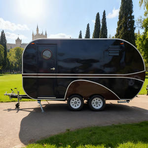 Nouvelle remorque mobile extérieure d'équipement de remorque de fourgonnette de nourriture de forme de bateau petite pour des boissons - Product Image 6