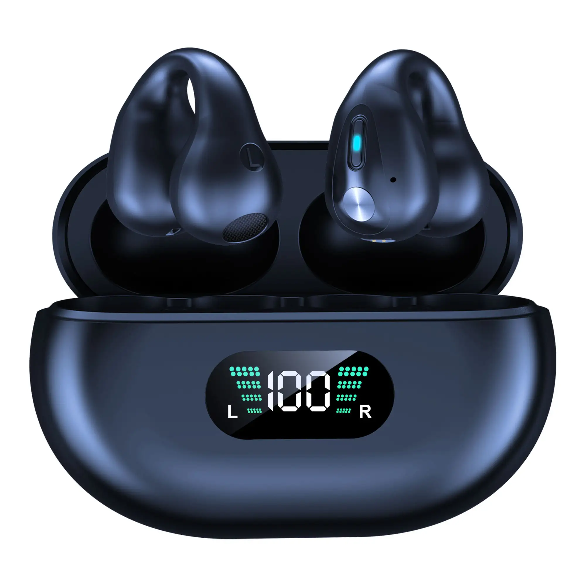 Tws yyk-q80 yyk q80 q 80 ows open on in ear clip wireless air bone conduction tws gaming buds headphones earphones earphone