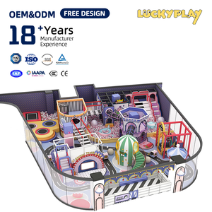 Luckyplay - Equipo de Juegos Interior Personalizado de 400 m² para Uso Comercial, Piscina de Pelotas para Niños para Escuelas - Product Image 1