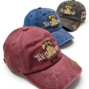 Gorra del 250 Aniversario de 1776, Patriótica, con la Frase 'Libertad, Nosotros, los Pueblo', Bordada y Lavada, Estilo Dad Hat - Product Image 2
