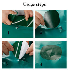 Ruban de réparation pour <span class=keywords><strong>toile</strong></span> de tente, housse imperméable pour camion, réparation de fuites de hangar, adhésif puissant, ruban de tente imperméable - Product Image 3