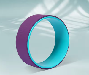 Ruota per <span class=keywords><strong>Yoga</strong></span> Professionale Personalizzata, Morbida, Robusta e Antiscivolo con Curva Posteriore per Allenamento Addominali, Flessibilità e Supporto Lombare (32cm) - Product Image 3