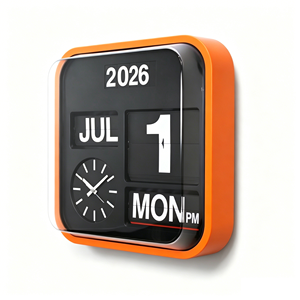 <span class=keywords><strong>Horloge</strong></span> murale vintage à affichage de mois/jour/date - Product Image 6