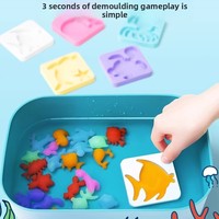 Kit de jouets DIY fait main Water Elf Cai Ma, unisexe, étonnante scène océanique, éducatif, anti-ennui, emballé en boîte