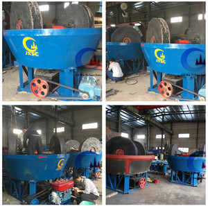 Hiệu suất cao Vàng Đá mài thiết bị ướt Pan Mill Vàng máy phay để bán - Product Image 3