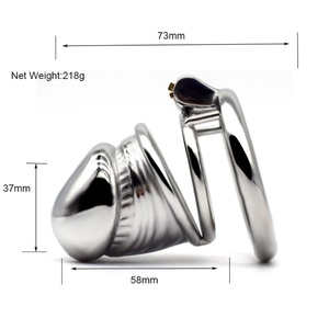 Cinturón de Castidad de Acero FRRK Fácil de Usar, Dispositivo de Castidad Masculino, Dispositivo de Estimulación de Próstata para Parejas - Product Image 6