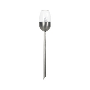 Hejia Solar Garden <b>Light</b> Wine Glass Shape Stainless Steel Simulated Flame Outdoor Ground Mounted <b>LED</b> <b>Light</b> - Product Image 4