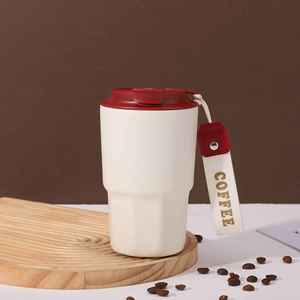 Stainless Steel Straight Cup Vacuum Insulated Coffee Tumbler Portable Leak-Proof Outdoor Water Bottle 6-12 Hours Thermal - Product Image 4