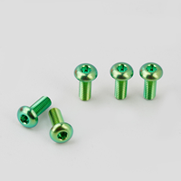 Sekrup Mobil RC Hobby Grosir 1/10 1/8 Titanium Grade 5 M3x8mm Kepala Tombol
