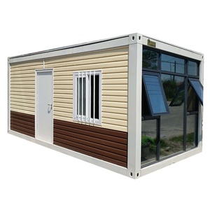 Hiện Đại Chất Lượng Cao Sang Trọng Đúc Sẵn Modular Glass Nhà Prefab <span class=keywords><strong>Container</strong></span> Tiny Homes 20ft - Product Image 1
