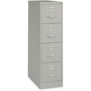 Alera HVF152652LG Classeur vertical économique gris clair avec quatre tiroirs format lettre 15 po x 26,5 po x 52 po - Product Image 2