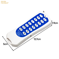 Télécommande en plastique à code d'apprentissage 433/315 MHz, 16 canaux, RF sans fil, 150 m, pour porte de garage, porte roulante