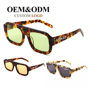 Gafas de Sol de Diseñador 2026 para Hombre, Gafas de Sol con Logotipo Personalizado, Gafas de Sol de Acetato de Lujo para Mujer, Vintage, de Alta Calidad, Personalizadas - Product Image 1