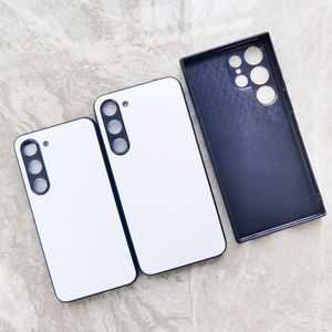 <strong>2</strong> in 1 TPU PC Camera Lens Protect Laser UV Blanks Phone <strong>Cases</strong> Customize for Samsung S23 S23 <strong>Plus</strong> S23 Ultra - Product Image 3