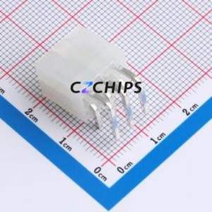 9357WR-2X3P Wire-to-Board Pin Header Bent Lead Through Hole,P=4.2mm Connector 2x3P 4.2mm Right Angle Insert Mini-Fit (MX 4.2) - Product Image 2