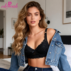 Hoge Kwaliteit Comfortabele Dames Bh Kant Beugel Push-Up Beha Sexy Ondergoed Voor Meisjes Dunne Gewatteerde Cup Bh 'S Voor Vrouwen - Product Image 6