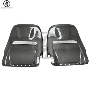 Kit de Accesorios Interiores para Automóviles de Fibra de Carbono Seca con Acabado Brillante, Cubierta para Respaldo de Asiento para Mercedes Benz Clase G W464 G500 G63 2019-2023 - Product Image 1