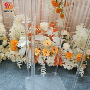 ขาตั้งดอกไม้เหล็กดีไซน์ใหม่ สวยหรู สำหรับตกแต่งโต๊ะงานแต่ง สีทอง หรือสีตามสั่ง ขนาด 80 ซม. - Product Image 2