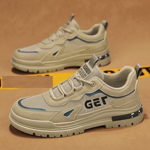 Новые дышащие кроссовки из тканого материала 2026 года, легкие сетчатые повседневные кроссовки для спортзала, мужские модные повседневные туфли в стиле «папиных» кроссовок - Product Image 6