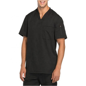Haut de blouse médicale décontracté unisexe, nouveau design, tissu tissé, uniformes d'hôpital, ensembles de blouses XL, modèle OEM, détection d'aiguilles - Product Image 4