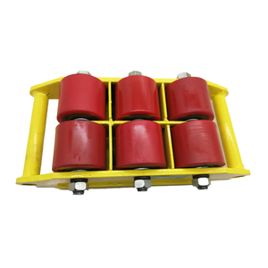 6T 8T 12T Heavy Duty Machine Moving Skate Roller Transport <strong>Cargo</strong> Trolley Material Handing <strong>Cart</strong> - Product Image 6