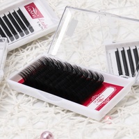 Cils individuels Volume russe J B C D L Faux cils naturels Vison Classique Fait à la main Extension de cils Cilia Pesta As