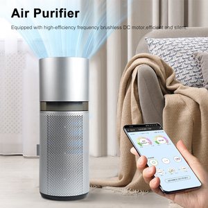 Purificateur d'air intelligent de haute qualité pour la maison et le bureau, avec commande tactile, réglage automatique de la vitesse du ventilateur et humidificateur - Product Image 1