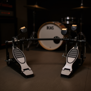 Pedal doble para bombo D0100HPURLG de metal ajustable de doble capa para tambores de bajo - Product Image 2