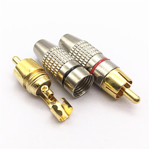 270rca Soldeervrije Lotuskop Audio/Video Plug Video Head Rca Plug Met Comfortabele Grip - Product Image 6