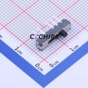 SS-3456D-02-L1 Slide Switch Through hole Component (THT) Switch Double Pole Four Throw Rectangle Pin Header PC Pin 15mm - Product Image 2