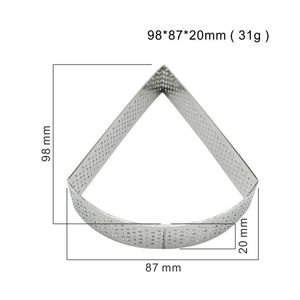 แม่พิมพ์เค้กมูสสแตนเลสแบบวงแหวน แม่พิมพ์ทาร์ตฝรั่งเศส ขายดี - Product Image 6