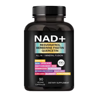 Capsules de suppléments OEM NAD+ 18-en-1 en gros : Resvératrol, Berbérine, Quercétine – Pour un vieillissement sain, la fonction cognitive et les antioxydants