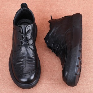 Botas de Tobillo para Hombre, Primavera 2026, de Media Altura, de Piel Vacuna, Transpirables, de Cuero Genuino, con Suela Suave, para Negocios, Casual, Trabajo - Product Image 2