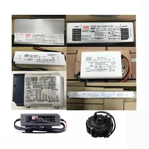 Meanwell Hlg Led Driver Constante Spanning Voeding 12V 24V 48V 54V Gemiddelde Put 60W 80W 120W 150W 185W 240W 320W 480W 600W Led D