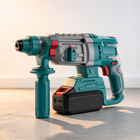Marteau perforateur rotatif sans fil 550W 21V 220V, alimenté par batterie au lithium, moteur sans balais, portable, pour bricolage