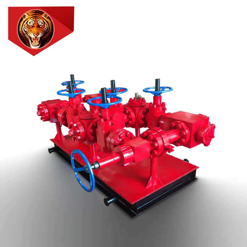 Tigerrig API high pressure hydraulic well testing choke manifold throttle manifold for oilfield well control equipment