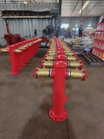 Bouche d'incendie en mousse au sol extérieure de qualité supérieure Type de pilier DN100/150 pour système d'extinction d'incendie