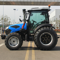 Tracteur agricole certifié EPA LEVIK, châssis renforcé, forte traction, utilisation sur terrain accidenté, tracteur agricole