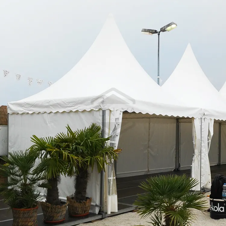 خيمة قماشية لمنطقة حفلات الزفاف والمناطق الخارجية 3x3 مظلة صغيرة مع سقف مزخرف للبيع
