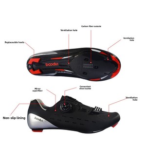 <span class=keywords><strong>Scarpe</strong></span> da <span class=keywords><strong>Ciclismo</strong></span> su <span class=keywords><strong>Strada</strong></span> Boodun E3 con Suola in Fibra di Carbonio, Traspiranti, Leggere, Antiscivolo, Durevoli, per Corse all'Aperto, Offerta Speciale 39/40/44 - Product Image 2