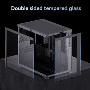 SNOWMAN RGB Fan Cooling Desktop ATX <strong>PC</strong> Cabinet High Air Flow Side Window ITX Chassis <strong>PC</strong> Gaming Gamer Desktop Motherboard <strong>PC</strong> Case - Product Image 3