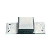 Piezas de Acero Inoxidable Fresadas por CNC Personalizadas, Componentes de Mecanizado CNC de Precisión, Soporte de Carcasa de Rodamiento de Doble Brida (Base de 8 Pernos)